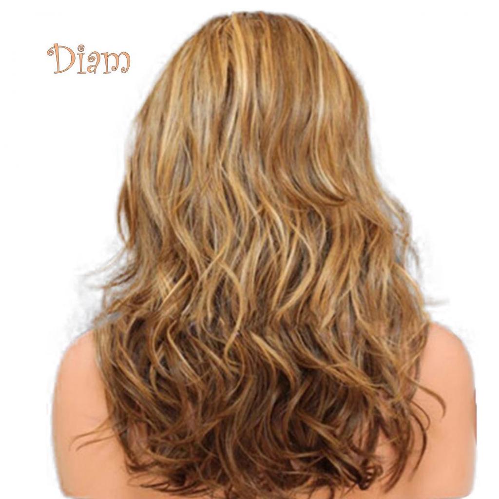 Tenfyer модный женский вьющийся длинный парик с косой челкой, парик для косплея, вечерние шиньон