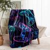 Game Controller Theme Printed Blanket - Perfect for Couch, Bed, Travel & Outdoor Use | Machine Washable, Cozy & Durable.