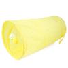 Игрушка туннель для кошки Складной Интерактивный Безопасный Точечный узор Укрытие Труба для котенка Игрушка для щенка Желтый