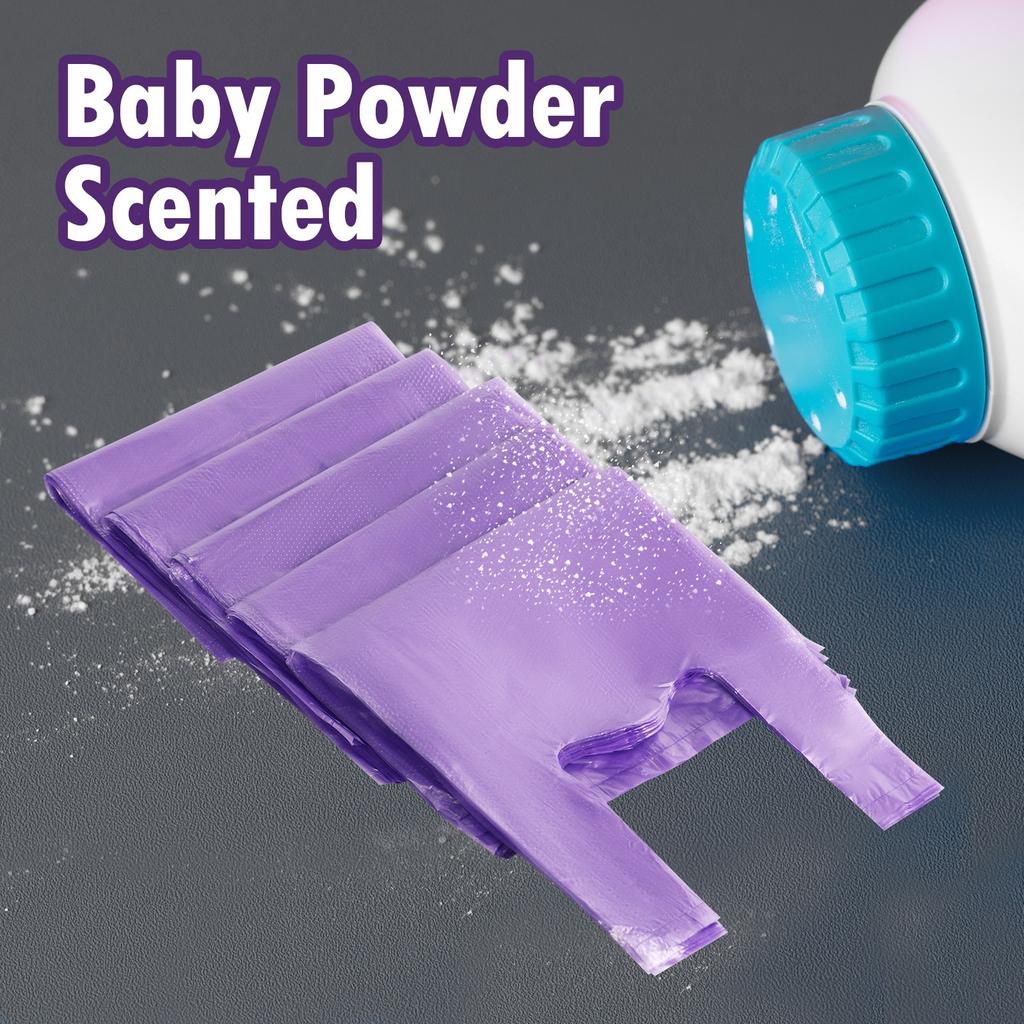 Одноразовые пакеты для подгузников для малышей с удобными завязками, мешки для подгузников с ароматом лаванды для утилизации подгузников