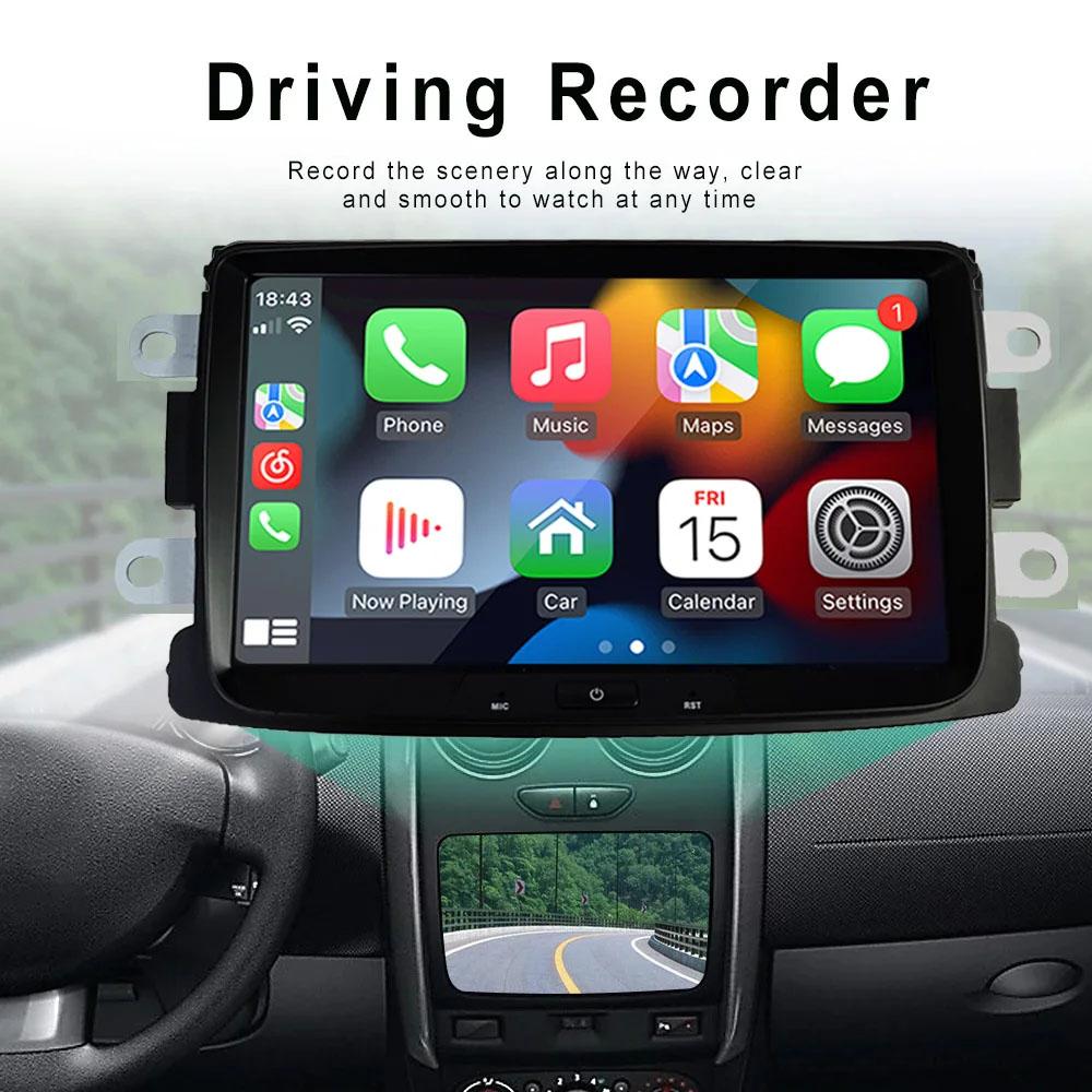 Автомобильное радио на базе Android для Renault Dacia Duster Logan 2 Sandero Lodgy Lada Xray Captur Dokker Мультимедийный видеоплеер навигация GPS Carplay