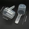 1pc Transparent Pet Measuring Spoon With Scale Plastic Dog Cat Feeding Shovel Pet Tableware Supplies 50g 100ml