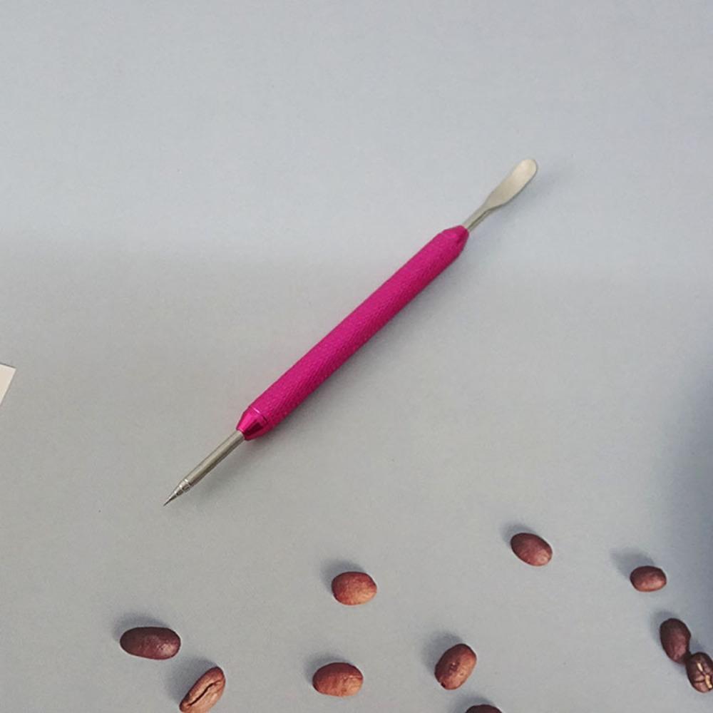 Ручка для латте-арта с двойным наконечником, нескользящая ручка, резная палочка, кофейный инструмент, игла для латте-арта, кафе