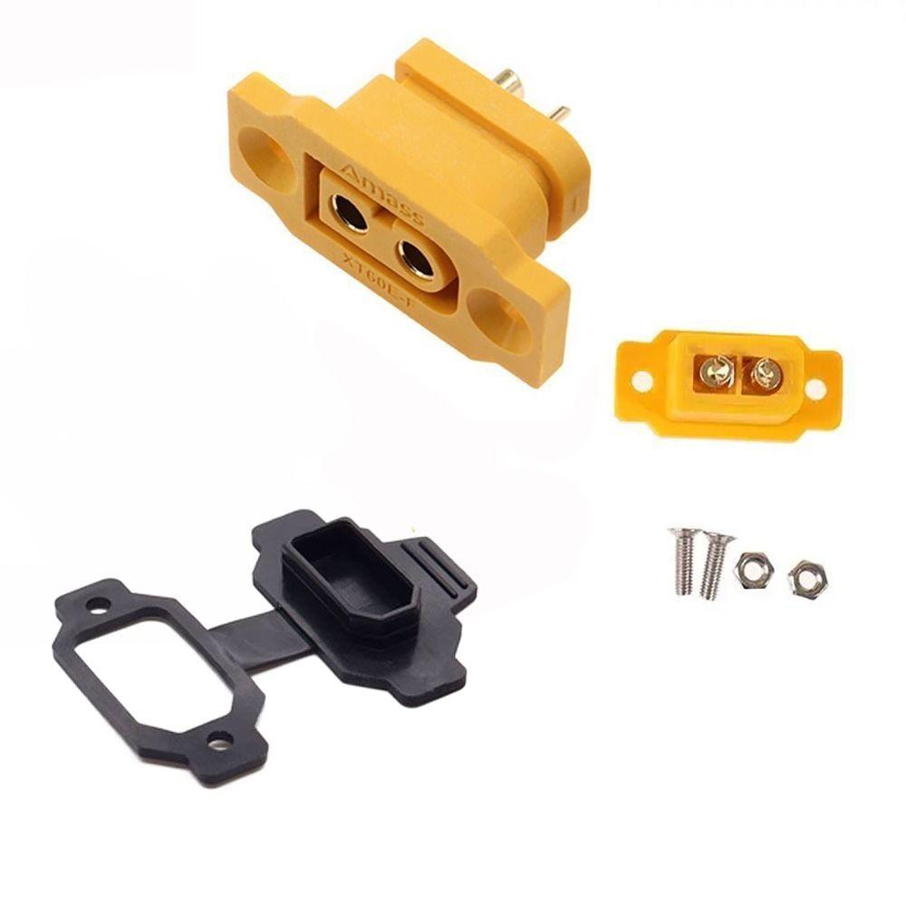 DIY RC Model XT60E-F Female Plug Power Fixed Brass Gold Plated Male Connector