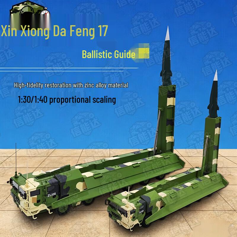 Модель самоходного ракетного комплекса DF-17