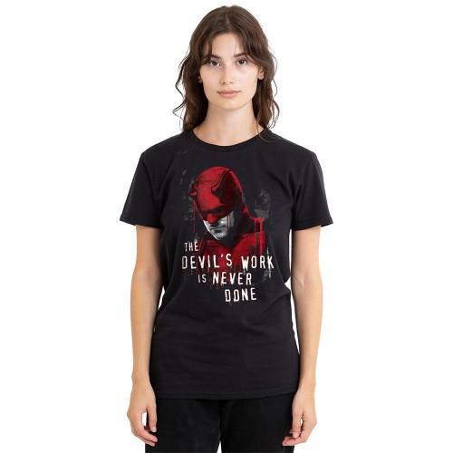 Daredevil Womens/Ladies Born Again The Devil´s Work Is Never Done T-Shirt