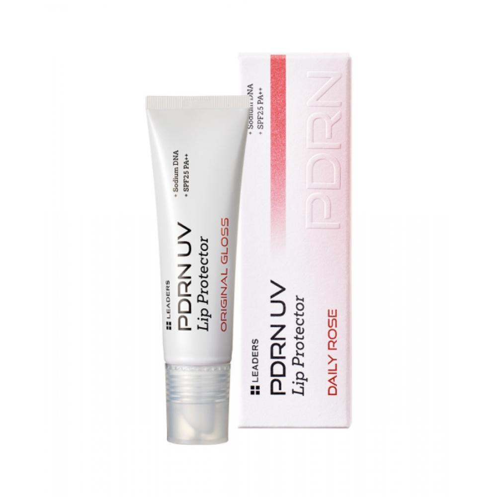 Leaders Cosmetics [3] Leaders Pdrn Uv Защита для губ Оригинальный Прозрачный Бальзам для губ с защитой от солнца SPF25 PA++