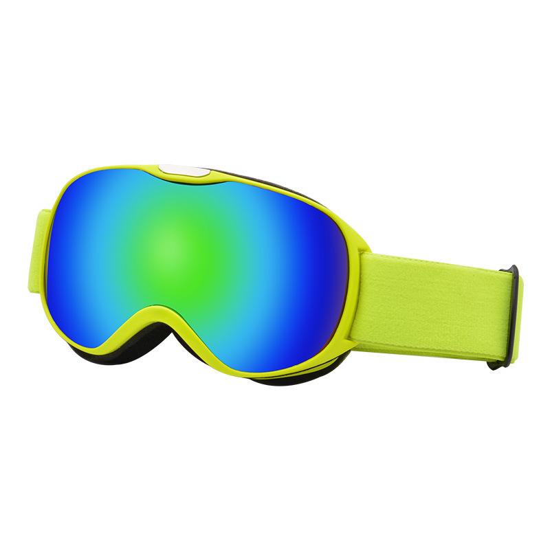 Clearance Sale: New Double-Layer Spherical Children's Ski Goggles, Anti-Fog, UV-Protective, Windproof