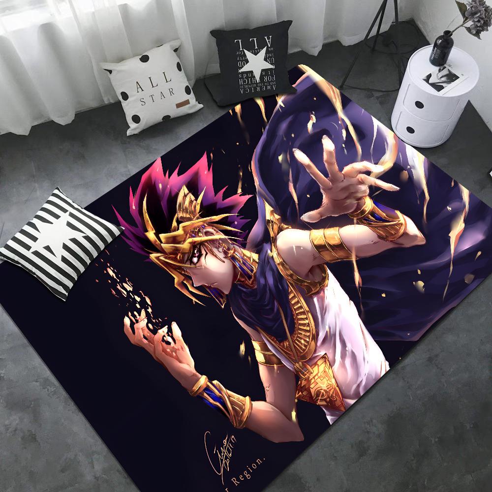 Cartoon Anime Yu-Gi-Oh MONSTER CARD Door Mat Non-Slip Laundry Room Mat Laundry Decor Balcony Child Living Room Welcome Doormat