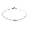 Diamond Lab Moissanite Bracelet for SV925 with Popular White Gold and Azuki Chain Box Women, [Gift Set]