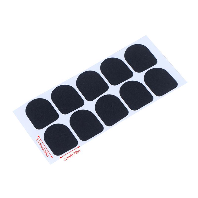 10 шт./набор Наклейки для пальцев для мобильных игр с полным сенсорным экраном Потостойкие и дышащие Наклейки для контакта с экраном для перчаток
