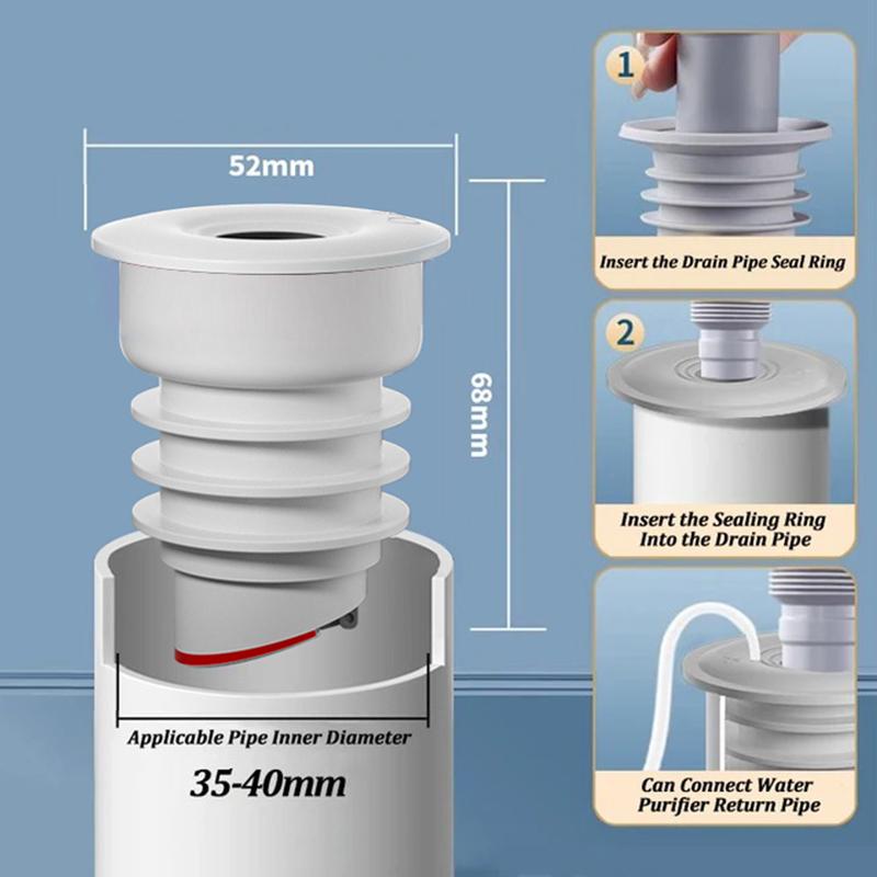 Силиконовый уплотнитель для канализации в ванной комнате, уплотнитель для кухонной раковины, заглушка для канализационной трубы, уплотнитель для стиральной машины, препятствующий появлению запаха, соединитель для слива в полу