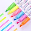 True Color Highlighter Watercolor Pen Color Highlight Mark Note Number Pen Doodle Pen Student Stationery Lesson Marking Pen