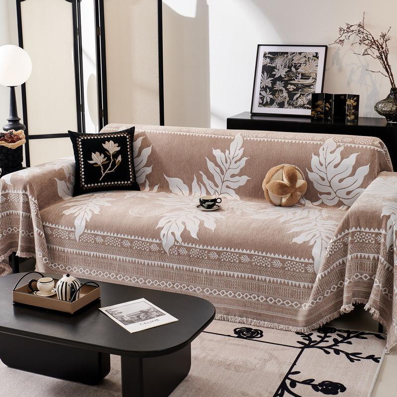 Nordic Light Luxury High-end Диванное Полотенце Полное Покрытие Дивана Ткань Чехол Для Дивана Новогоднее Новое Покрывало Для Дивана С Защитой От Царапаньями Кошек