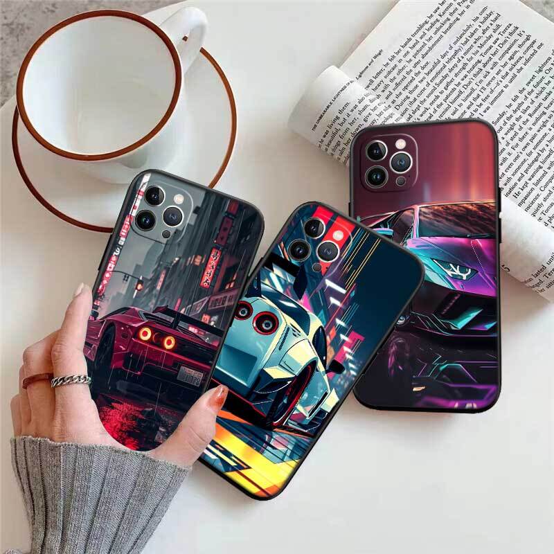 Чехол для телефона Supercar для Samsung S20 S21 S21S S22 S23 S24 FE Ultra Plus Lite F06 F16 M06 M16 M56 A07 A17 A36 A37 A55 A57