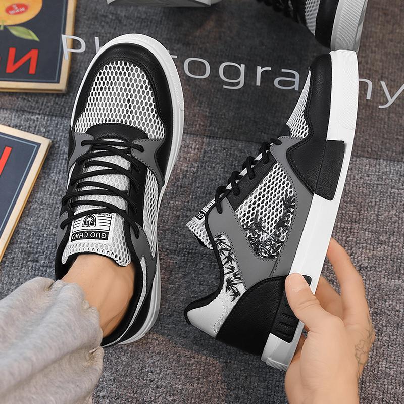 Мужская спортивная обувь, летняя повседневная обувь для скейтбординга, кроссовки для бега больших размеров, обувь для студентов