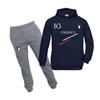 Kids' Jogging Bottoms - France - Navy Blue and Grey - Hooded Sweatshirt - Size 3 To 12 Years - Multisport
