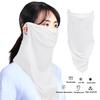 Summer Unisex Seamless  Ice Silk Sunscreen Triangular Bandage Moisture Absorption Sweat Releasing Face Shield Hanging