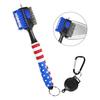 Golf Club Brush Cleaner Tool Golf Club Cleaning Brush with Magnetic Carabiner Golf