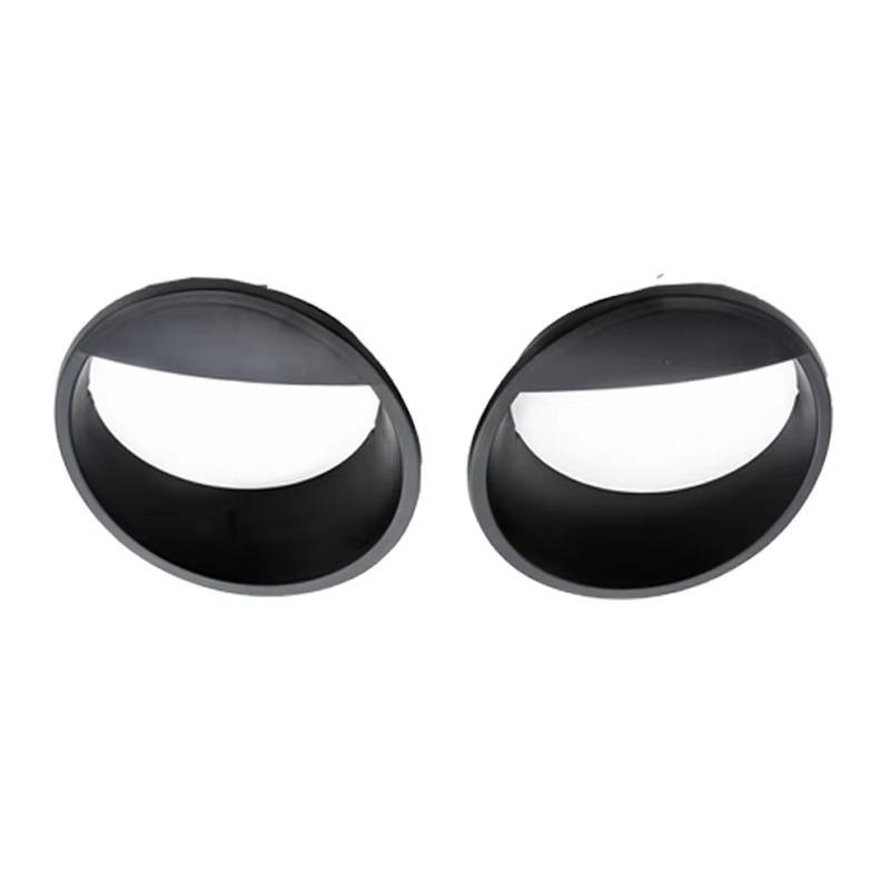 Car Front Headlight Trim Cover ABS Head Lights Lamps Frame Decorative Ring Trim for Jeep Wrangler JK 2007-2017