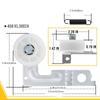 Многофункциональная pulley assembly для сушилки, деталь сушилки, быстрая установка, обеспечивающая легкую замену, металлическая конструкция