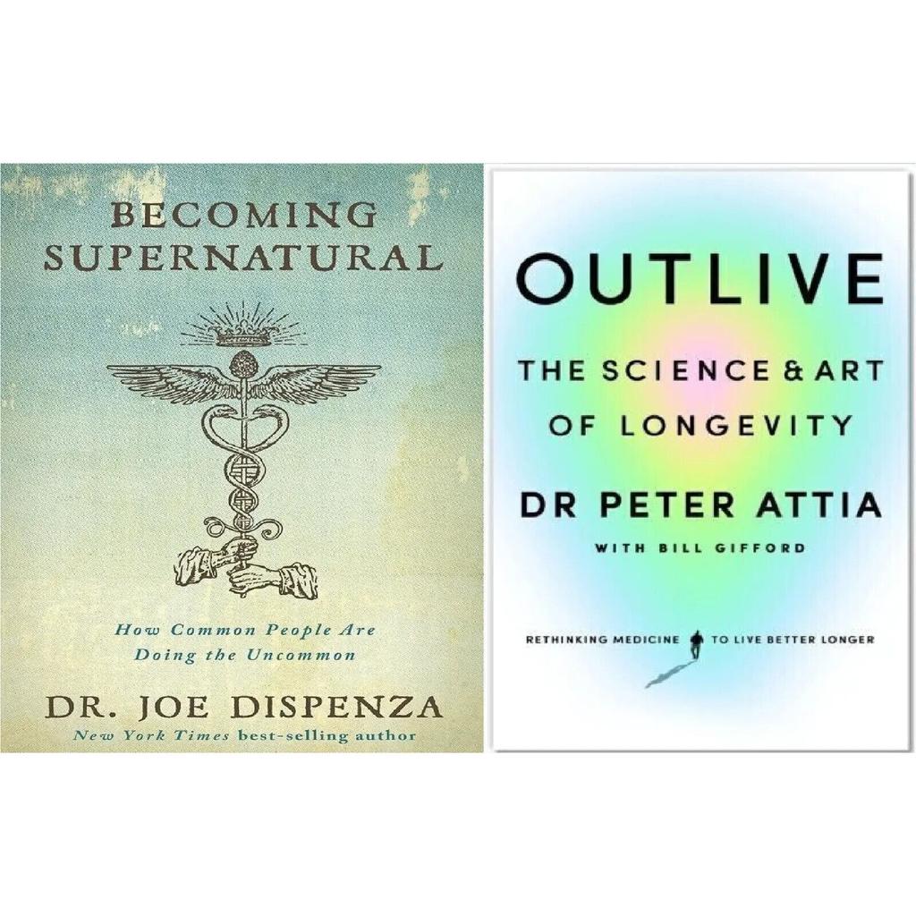 New Set Becoming Supernatural And Outlive COMBO 2 Paperback BOOK UKN1170