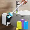 24PCS Disposable Toilet Brush Refills Upgraded 3 Layer Foam Cleaning Sponges Heads for Toilet Bathroom Bowl Cleaner Supplies