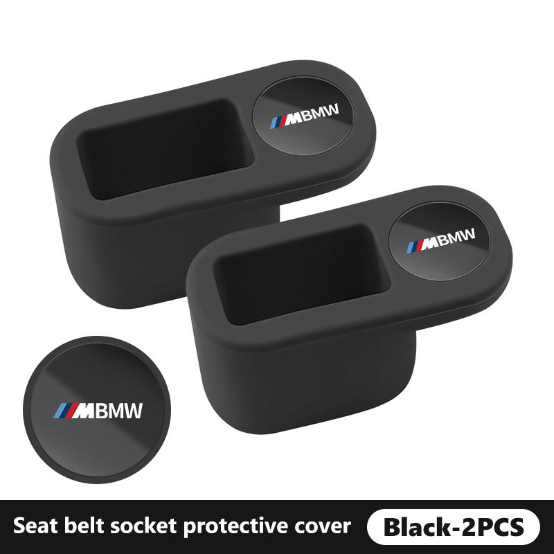 Car Seat Belt Base Protector Anti Scratch Cover Accessories For BMW 1 3 5 7 Series M F01 F20 F10 F13 E52 E53 E60 E93 z4