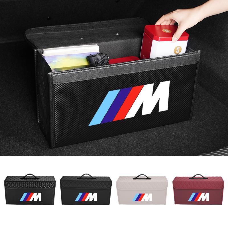 2025 Горячий Органайзер для Автомобиля Дорожная Сумка Кожаный Органайзер в Багажник Портативный Складной Для BMW E46 E90 E60 F10 E39 F30 E36 F20 E87 E90 E