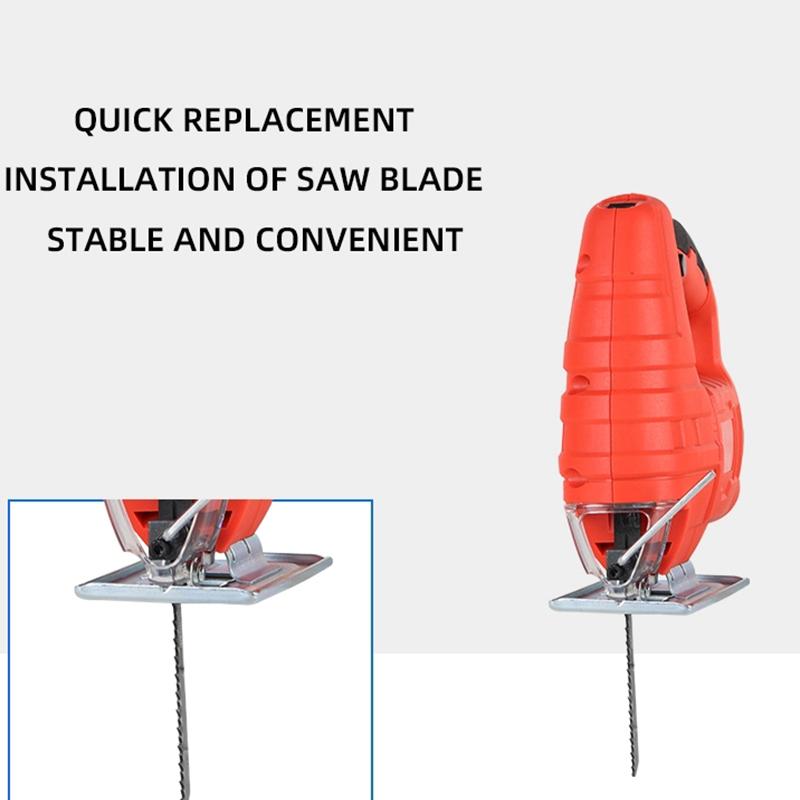 220-240V 6 Adjustable Angle Cutting Metal Wood Aluminum Jigsaw Power Tool Jig Saw Variable Speed Multifunction Electric Saw Jigsaw
