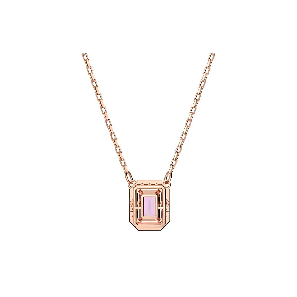 Swarovski Octagonal Cut Rose Gold Plated Necklace Women necklaces 5640291