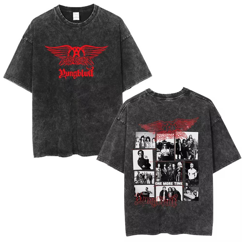 Yungblud IDOLS Album Tour T Shirts Men Women Clothing Washed Vintage Short Sleeve Tshirts Oversized Casual Cotton Tshirts