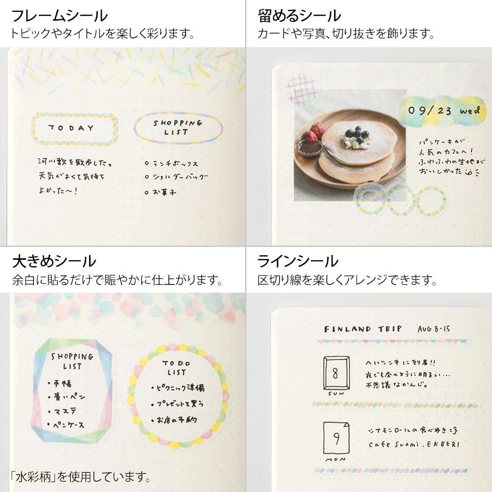 Мидори Лог Мой 2 82675006 Наклейки, дизайн "Yuru Life", листы,