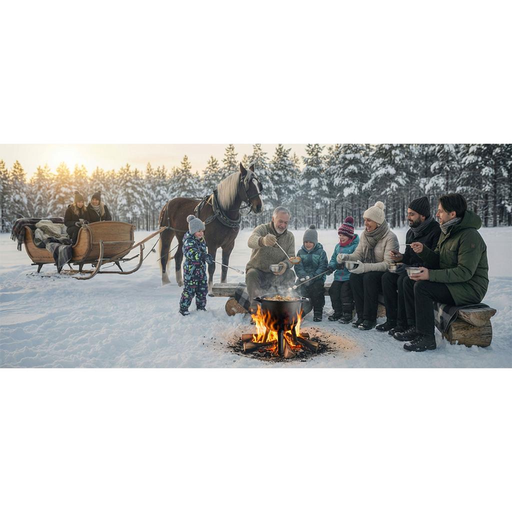 Cast Iron Cauldron Disassembled Pot & Grill Pan 348000