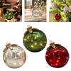 Рождественский шар, подвеска-шарм, светящееся настольное украшение для елки на праздник