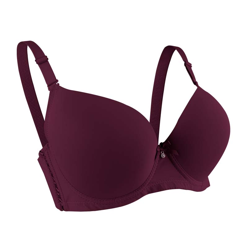 Push Up Bra Seamless Plus Size Brassiere Sexy Solid Color Underwar Underwire Female Lingerie 38CD-48CD