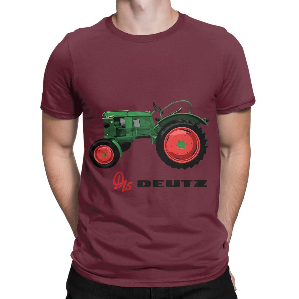 Винтажный трактор D15 Deutz иллюстрация Новинка 100% Хлопок Футболка Deutz Fahr Топы Футболки Для Унисекс