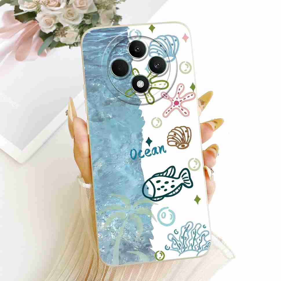 Чехол для OPPO Reno 12F 5G Прозрачный Милый Кот OPPO Reno12 F Reno12F Reno 12 F 5G CPH2637 Ударопрочный Мягкий Чехол для Телефона Полная Защита
