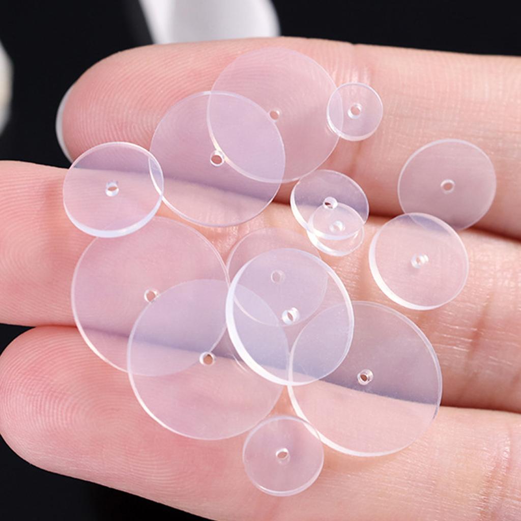 Pack of 100 Silicone Sturdy Irritation Discs for Ear Lobes And Stabilizing Earrings Comfortable and Flexible Designs
