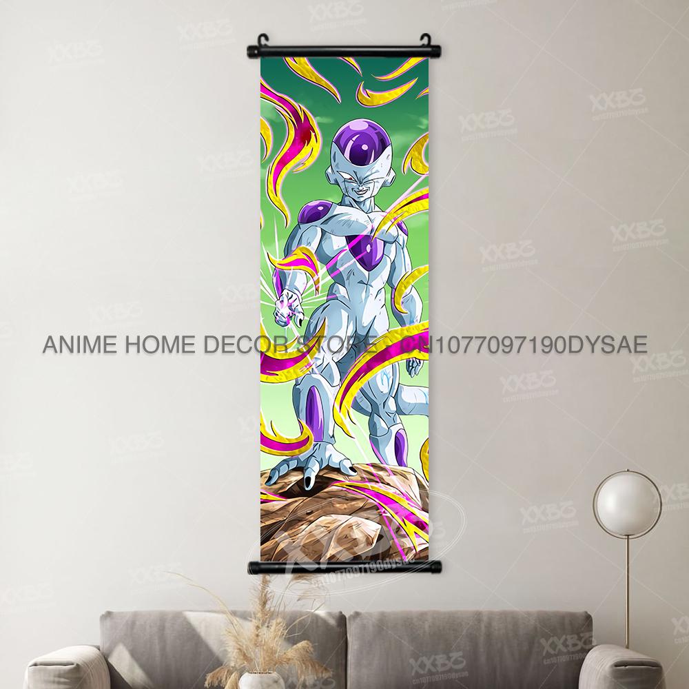 Постер Dragon Ball Охладитель Обои Аниме Свитки Картина Фриза Настенное Искусство Король Хлод Домашний Декор Сон Гоку Подвесная Картина Криллин