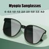 Fashion Trend Men Women Myopia Glasses Oversized Polarized Sunglasses Finished Optical Sun Glasses Diopter 0 To -4.0 Eyeglasses