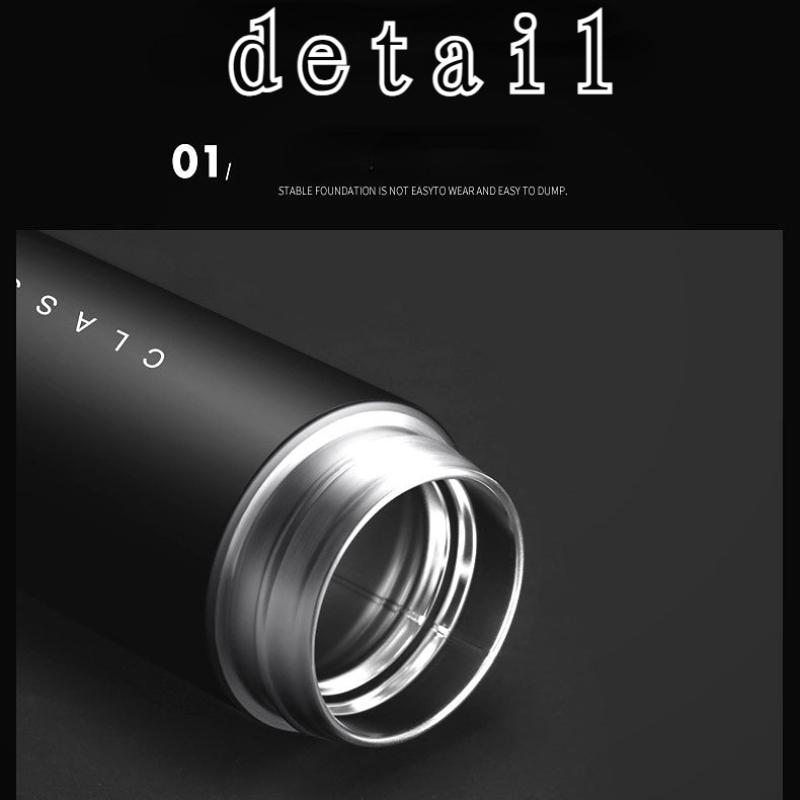 Многоцелевая портативная термокружка с интеллектуальным управлением 500 мл Вакуумные фляги Портативная термокружка из нержавеющей стали Бутылка для воды Офисная термокружка