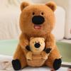 Cartoon Capybara Keychain Plush Dolls Pendant Childrens Toys Gifts Birthday