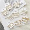 4Pcs/Set Sweet Faux Pearl Metal Barrette Women Hair Side Clip Hairpin Headwear