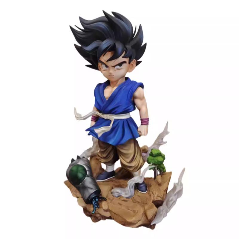 Новейшая фигурка Son Goku из Dragon Ball GT от JG studio, 25 см, Супер Сайян Goku, фигурка с двумя головами, набор статуэток из ПВХ, модель, игрушки, подарок
