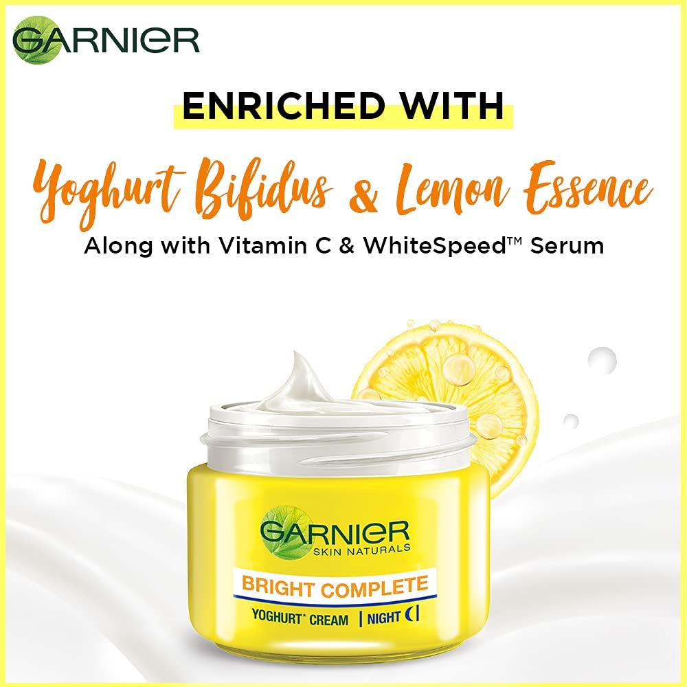 Garnier Ночной крем Bright Complete VITAMIN C YOGHURT, 40 г