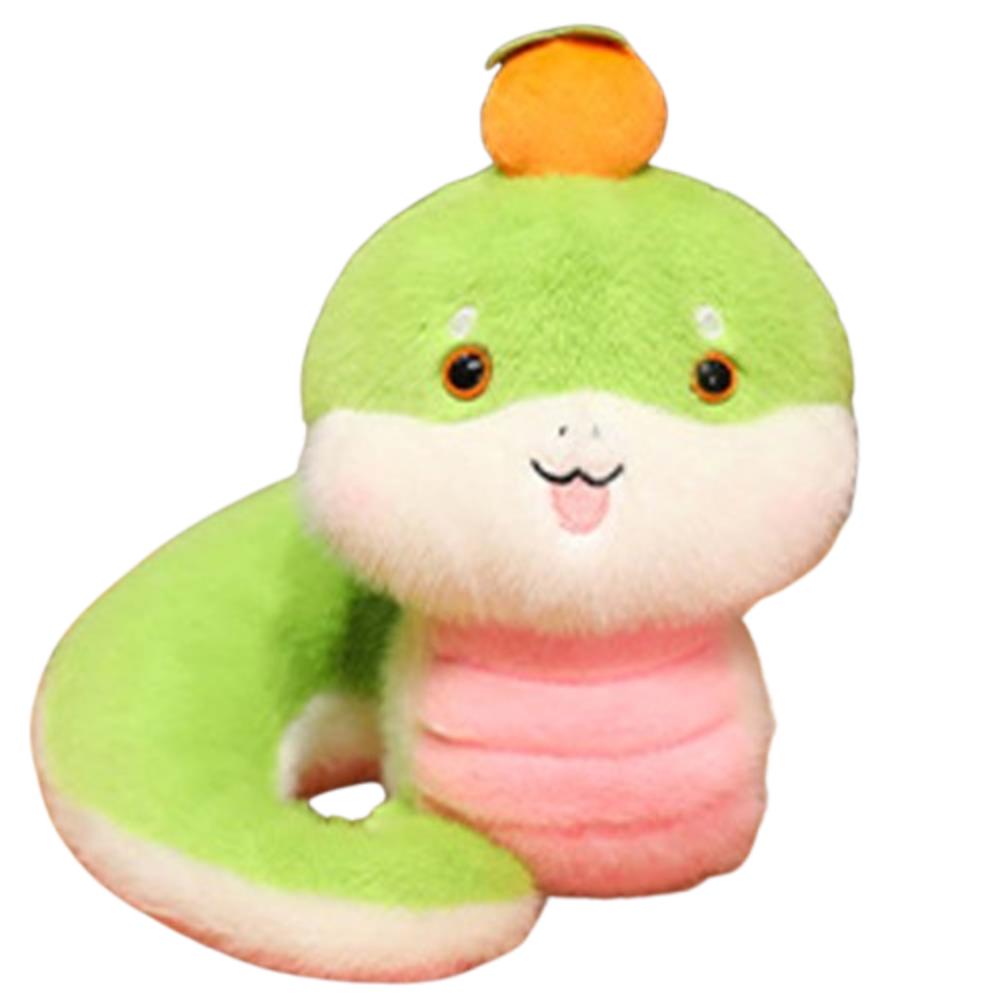 Stuffed Animal Snake Year Mascot Toy 25cm Lucky Snake Doll Plushies  Home Decor