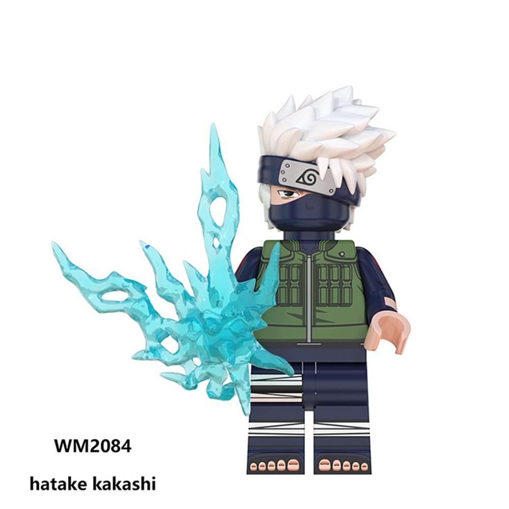 Cartoon Ninja Series Minifigures Naruto Uzumaki Children Assembled Building Block Doll Toys For Kids Educational