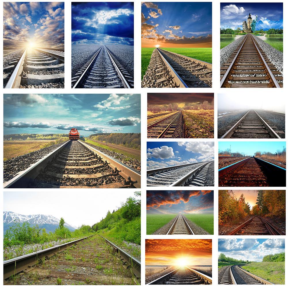 Railway Landscape Backdrop for Studio,Live Streaming,Parties Decor,Bedroom,Office,Background Tapestry