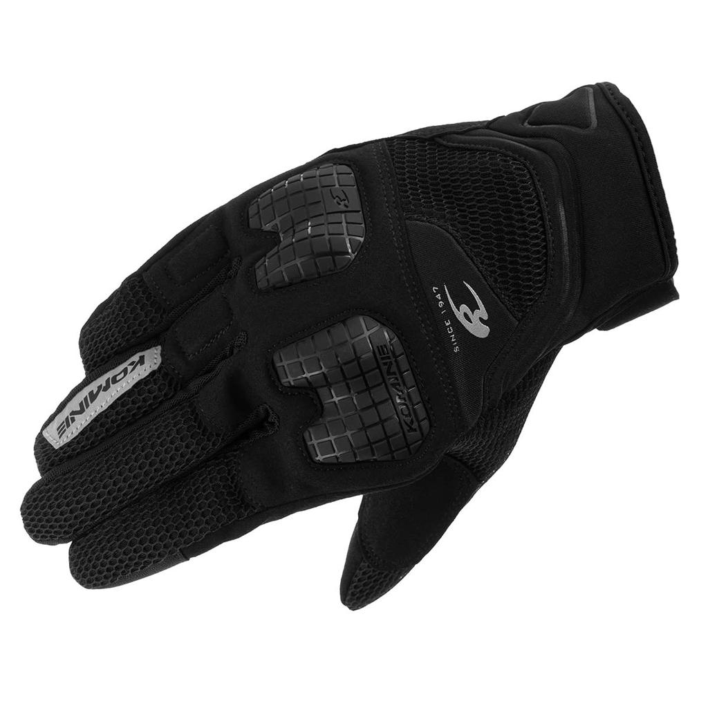 KOMINE 3D Mesh Protective Gloves for Motorcycles Black XL GK-2503